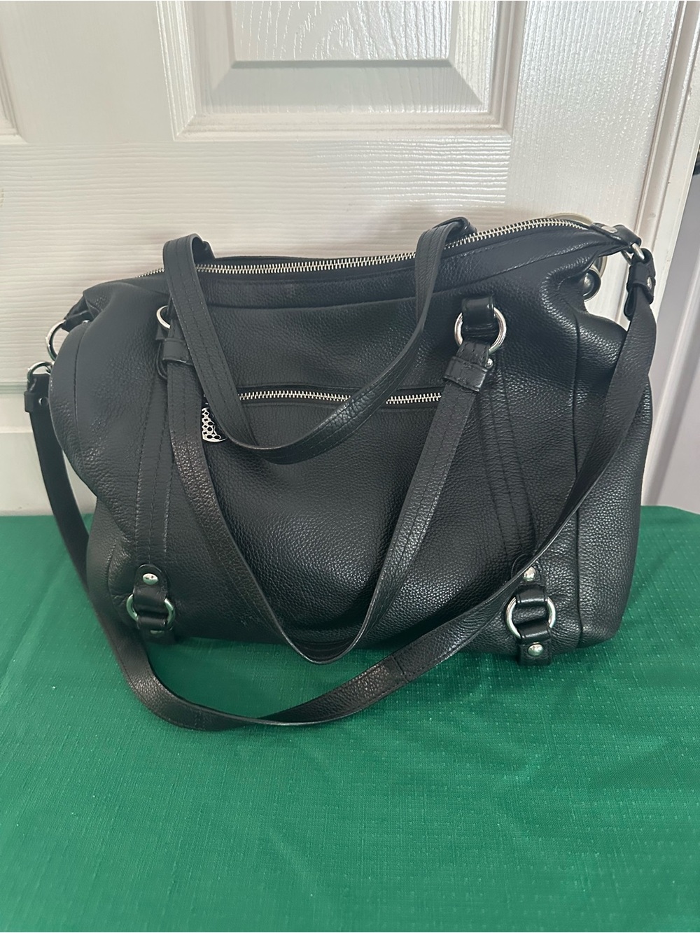 Coach Black Leather Tote Handbag - Women Bags